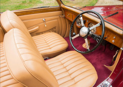 1948 Delahaye Type 135 M Three Position Drophead Coupé vue de l'intérieur côté conducteur - Goodwood Bonhams 2019