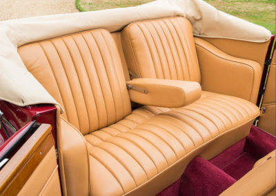 1948 Delahaye Type 135 M Three Position Drophead Coupé vue des places arrière - Goodwood Bonhams 2019