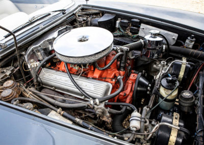 1964 Gordon-Keeble Coupé vue du moteur V8 Chevrolet - Goodwood Bonhams 2019