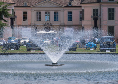 Concours d'Elégance Suisse Château de Coppet - Fontaine centrale