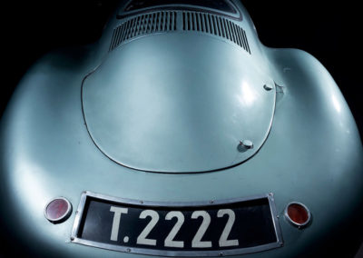 1939 Porsche Type 64 vue du numéro d'immatriculation