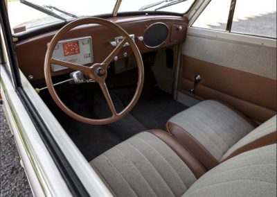 1951 Crosley CD Super Station Wagon, vue de l'intérieur