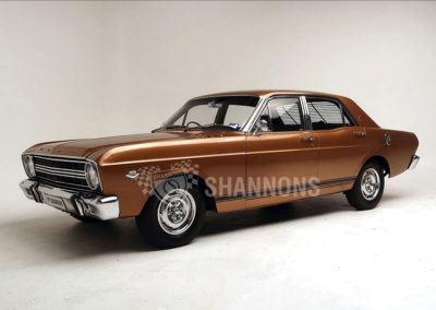 1967 Ford Falcon XR GT Sedan vue trois quarts avant côté gauche