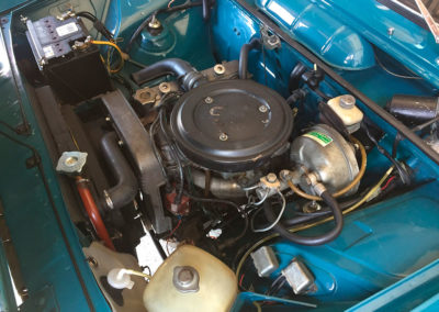 1969 Fiat 125 vue moteur