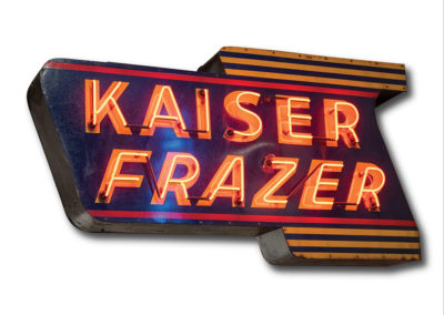 Kaiser-Frazer Double Sided Neon Sign -$ 6 000-$ 8 000