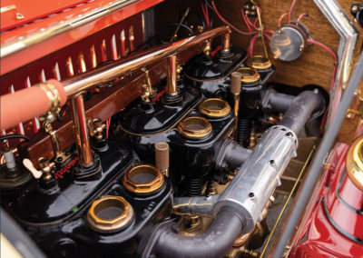 1912 Locomobile Model 48 M Five-Passenger Torpedo détail du moteur - Hershey Auction.