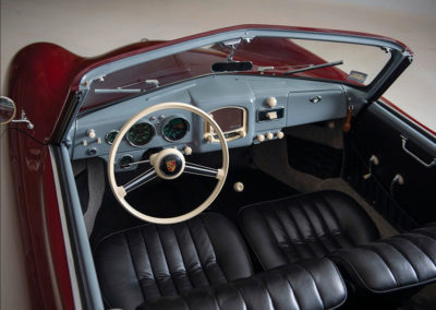 1952 Porsche 356 Cabriolet Gläser intérieur et tableau de bord - Taj Ma Garaj.
