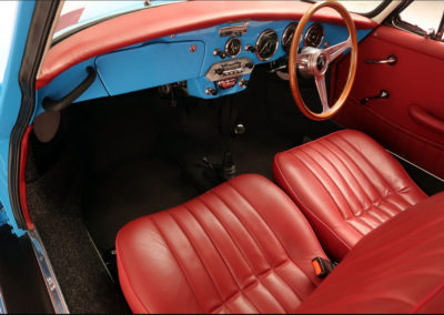 1963 Porsche 356SC Coupe vue intérieure.