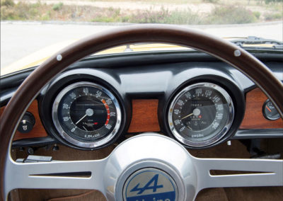 1963 Willys Interlagos Coupé détail tableau de bord - The Saragga Collection