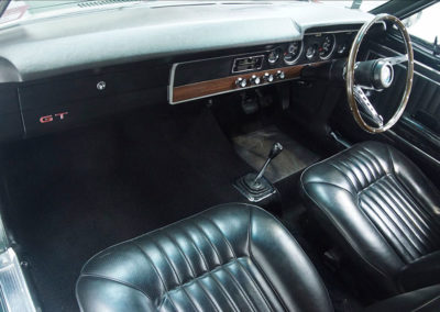 1968 Ford Falcon XT GT vue intérieure - Shannons Melbourne Spring Sale.