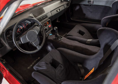 1981 Porsche 924 Carrera GTS Clubsport intérieur sportif- Taj Ma Garaj.