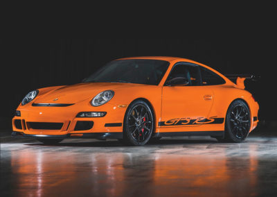 2007 Porsche 911 GT3 RS vue trois quarts avant gauche - Taj Ma Garaj.