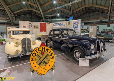 Le Club Hotchkiss Grand Sud toujours présent, à Avignon Motor Festival, avec d'élégants modèles.