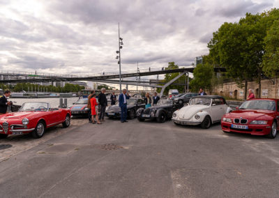 Marina de Bercy, les premiers arrivants aux 5 ans d'ACABA Gantier.