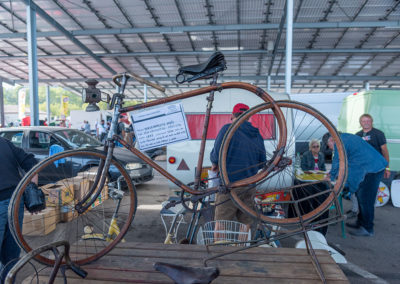 1895 Vélo La Souplette en bois cintré et raccord en acier