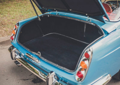 1961 Ferrari 250 GTE 2+2 Series 1 coffre suffisant pour quatre personnes.