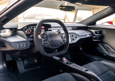 2017 Ford GT vue du cockpit.