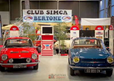 Club Simca Bertone Simca 1200 S et Simca 1000 à Historic Auto.