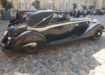 L'un des plus beaux modèles d'Hispano-Suiza exposé au château de Compiègne.