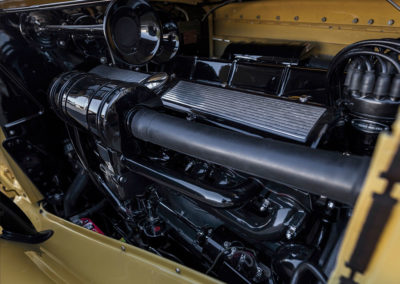 1935 Cadillac V-16 Imperial Convertible Sedan by Fleetwood moteur V-16.