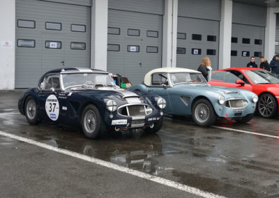 1959-1964 Austin-Healey 3000 au départ du Rallye de Paris 2019.