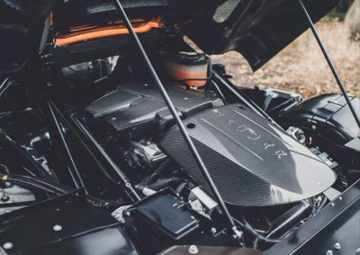 Jaguar C-X75 vue du V8 de F-Type.