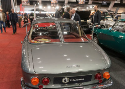 1962 Fiat 1600 S OSCA Fissore Coupé zoom sur coffre et lunette arrière - Collectors