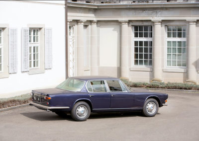 1968 Masserati Quattroporte Sports Saloon Frua en concurrence de la Mercedes-Benz 300 SEL 6.3.