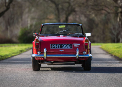 1968 Triumph TR5 vue arrière