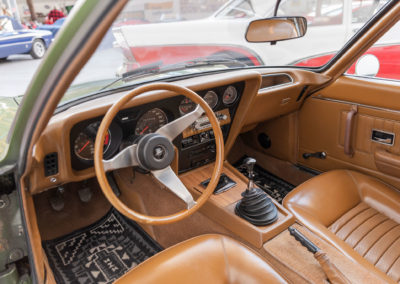 1969 Opel GT intérieur dans le style des années 60.