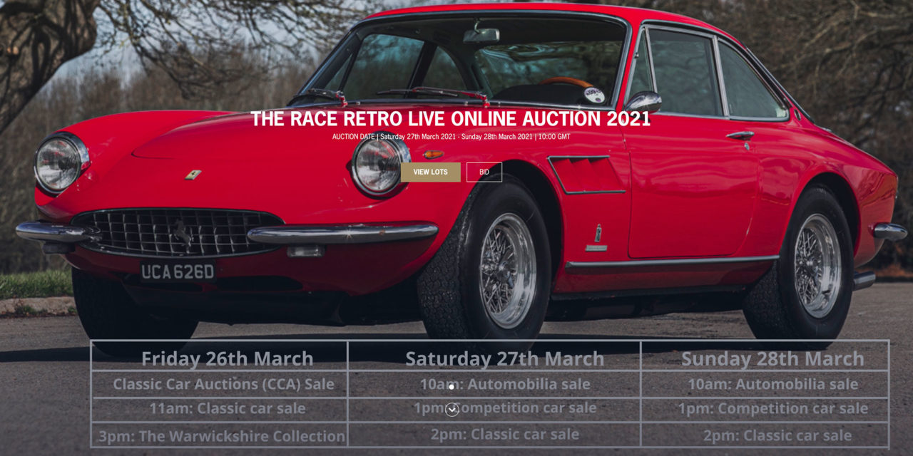 Un grand choix de véhicules à Silverstone Auctions mars 2021