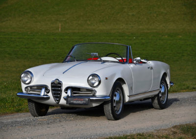 1960 Alfa Romeo Giulietta Spider Toffen mars 2021