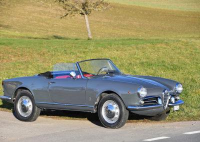 1961 Alfa Romeo Giulietta Spider Veloce Toffen mars 2021