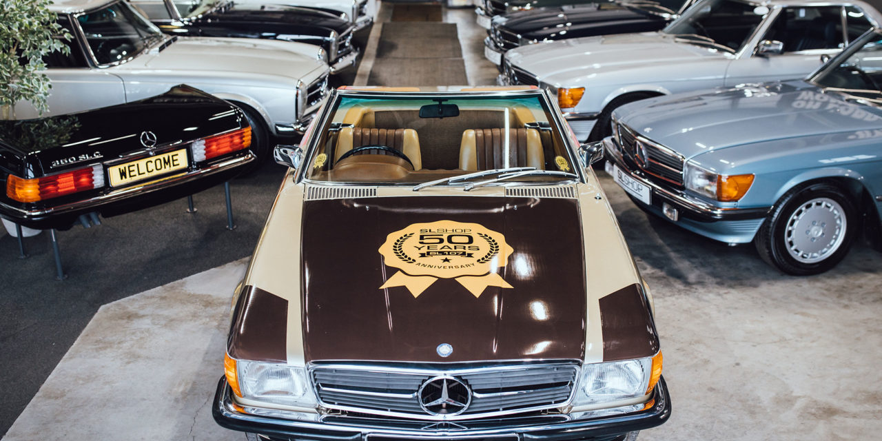 SLSHOP | Le spécialiste Mercedes-Benz fête les 50 ans de la SL R107