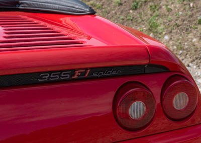 1999 Ferrari F355 F1 - Le sigle ne vous trompe pas sur le type de cette Ferrari - Enchères au Swiss Classic World.