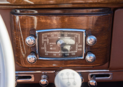 1950 Mercedes-Benz 170 S cabriolet A radio Becker originale d'époque moteur 1.8-Litre et boîte manuelle à 4 rapports.