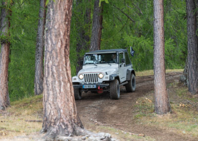 Jeeping - Descente de Colombire vers la carrière Masserey.