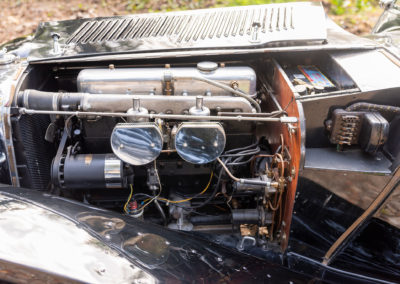 1938 Jaguar SS100 2.5-Litre moteur remplacé mais conforme à l’original.