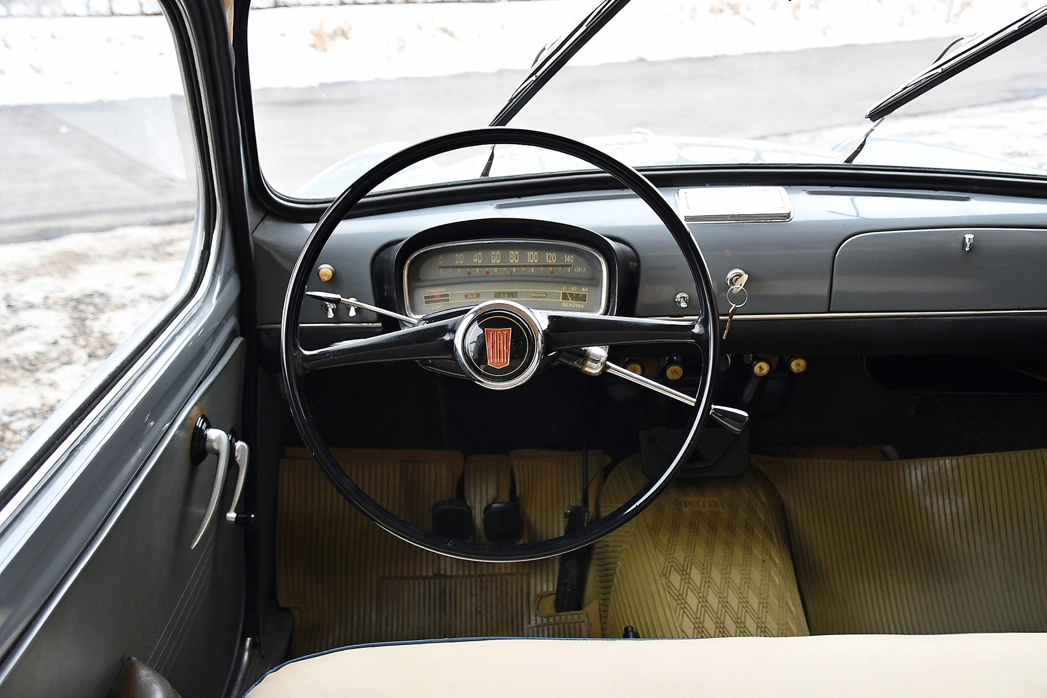 1959 Fiat 1100 Familiare – venue d’Italie en 2021 elle n’a été conduite qu’en plaques de garage.