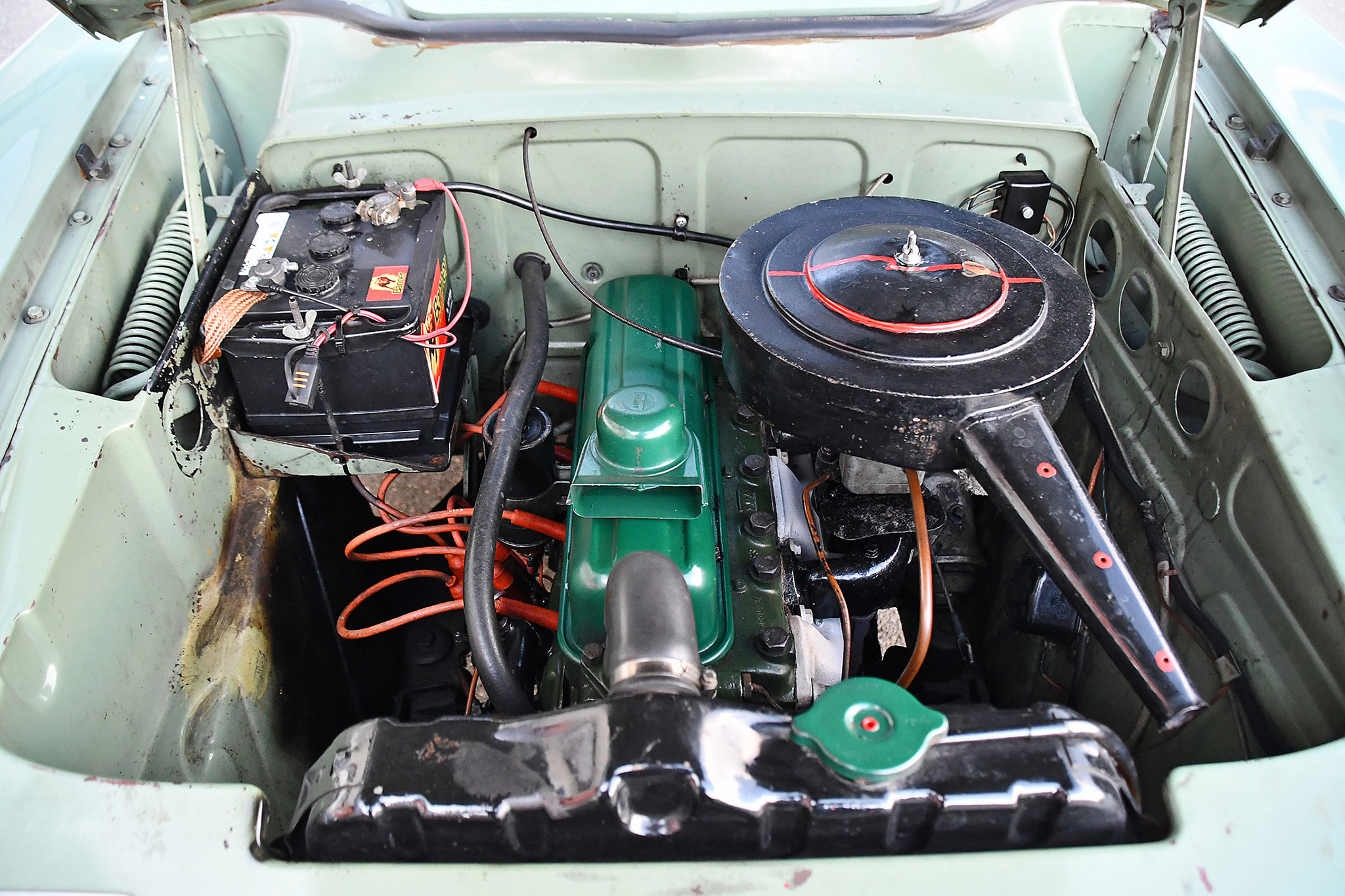 1959 Opel Olympia Rekord P1 – moteur de 1488 cm³ et boîte manuelle à 3 rapports seulement 107 000 kilomètres.