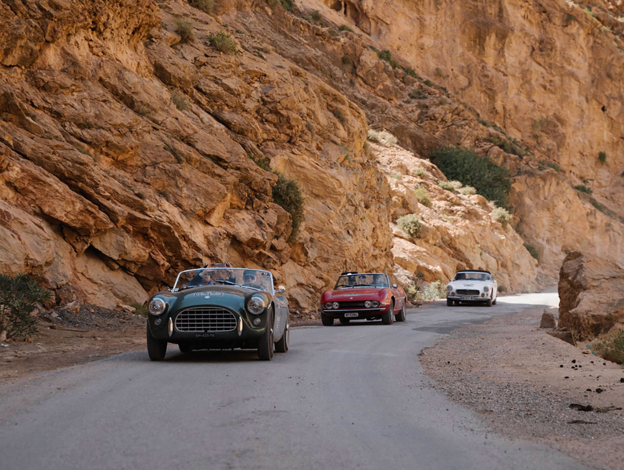 Quel plaisir de pouvoir rouler cheveux au vent et avec un peu de poussière – Mille Maroc Classic Rallye 2023.