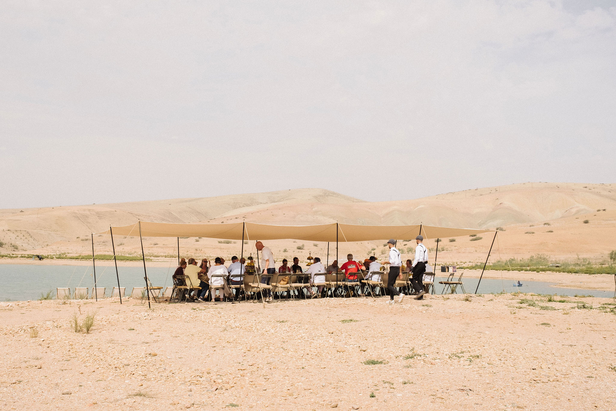 Quoi de plus agréable que de prendre un repas en plein air comme au restaurant – Mille Maroc Classic Rallye 2023.