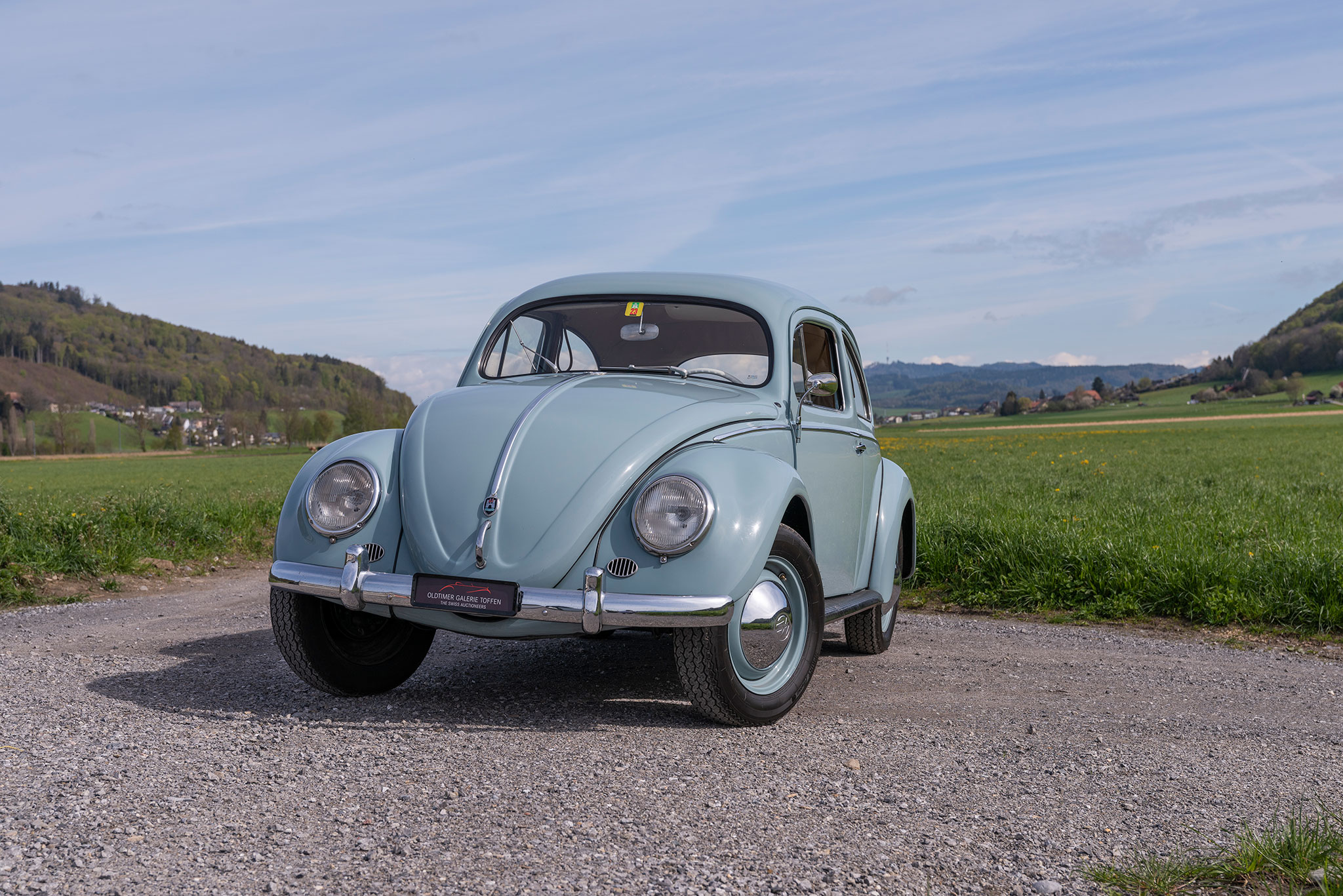 1957 Volkswagen Käfer Ovali – malgré son âge elle est en très bel état et fonctionne parfaitement - Vente aux enchères Lucerne 2023.