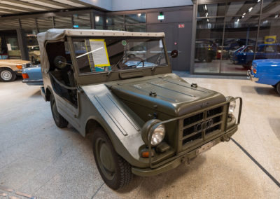 DKW Munga équipé d’un moteur de 997 cm³, 4 roues motrices, utilisé par l’armée allemande, véhicule vétéran.