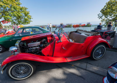 SCBCM St-Prex 2023 – Cette MG est prête pour un week-end en amoureux, la valise est déjà sur la véronique.