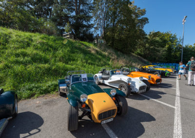 SCBCM St-Prex 2023 – Les Lotus Seven ont enthousiasmé les visiteurs.