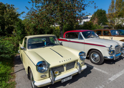 SCBCM St-Prex 2023 – Triumph Herald – 1959-1971, disponible en plusieurs carrosseries, celle-ci est un coupé.