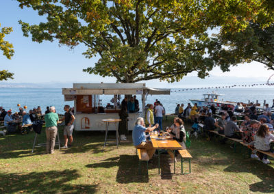 SCBCM St-Prex 2023 – Coin dégustation des vins des vignerons vaudois.