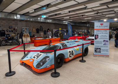 Une reproduction exacte de la Porsche 917K avec laquelle Jo Siffert participa aux 24 Heures du Mans.