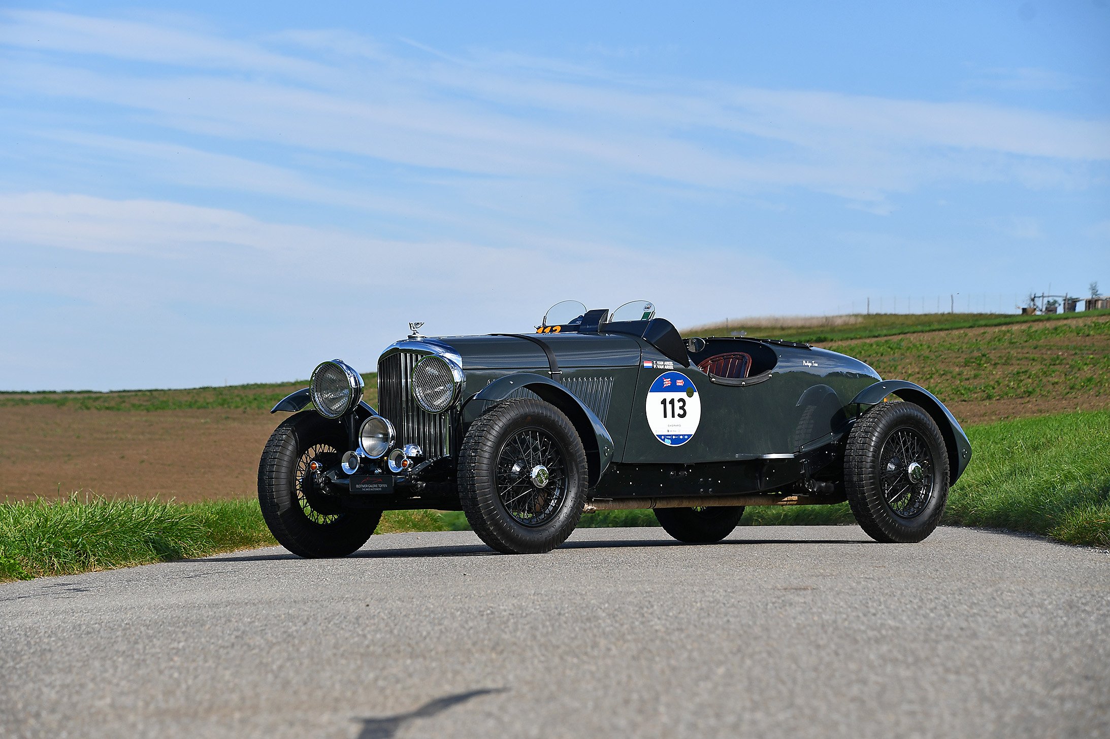 Les Automnales – Bentley 3.5-Litre Derby, reproduite à l’identique de celle du coureur automobile Eddie Hall.